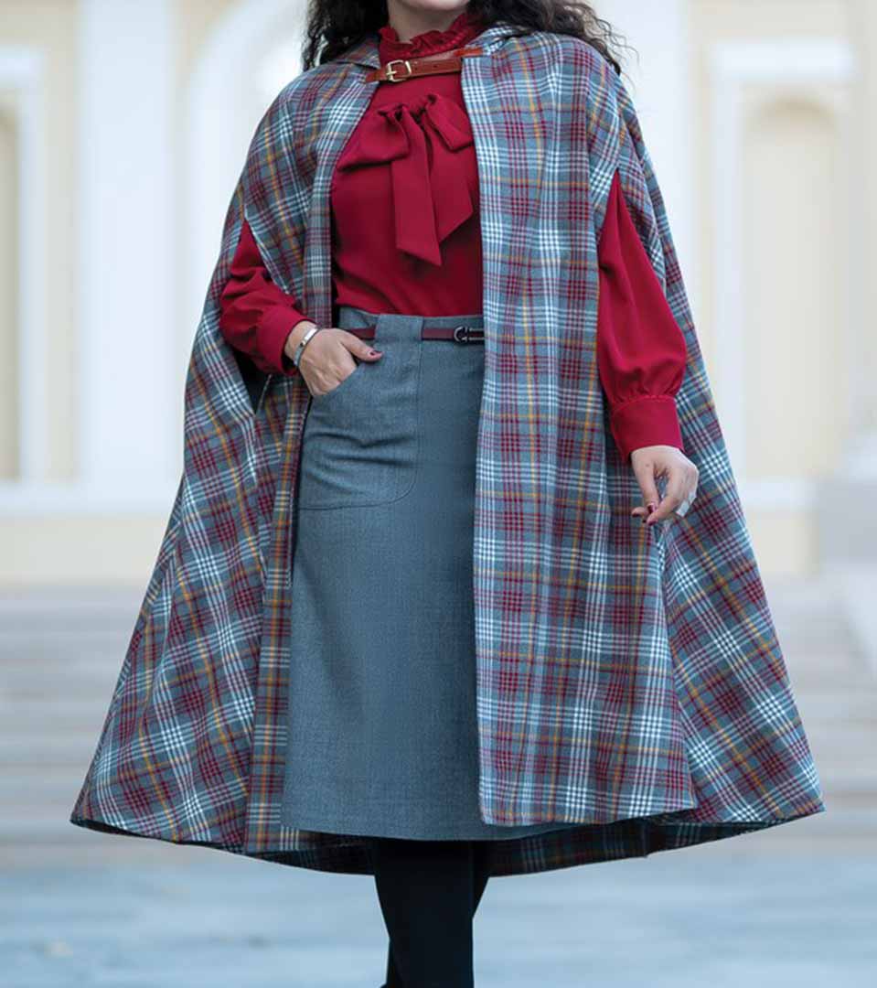 پانچ بلوز دامن ماسک 71864smart fashion