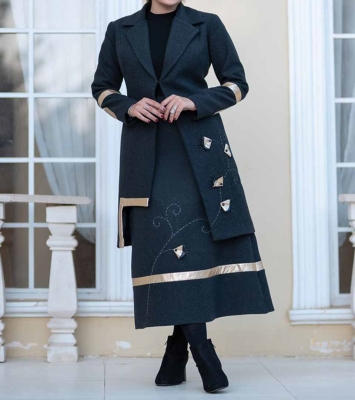 پالتو دامن 72079smart fashion