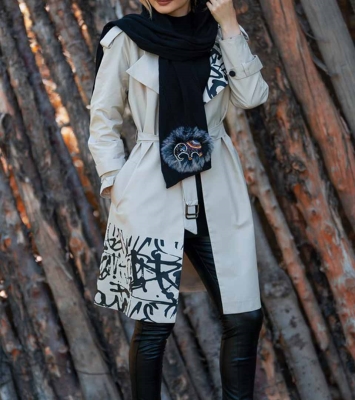 بارانی بلند 72074smart fashion