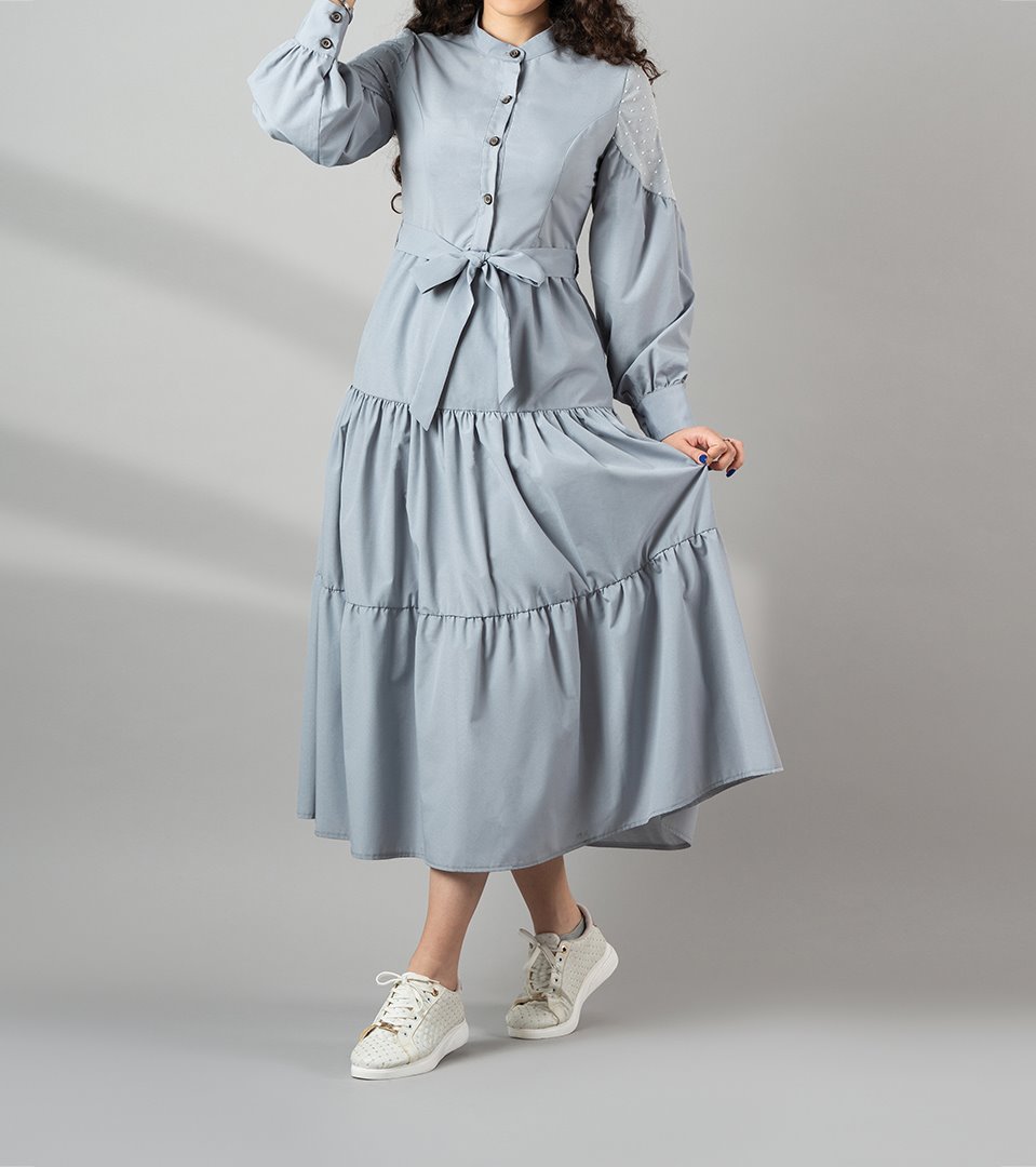 پیراهن مانتویی 72101smart stylish