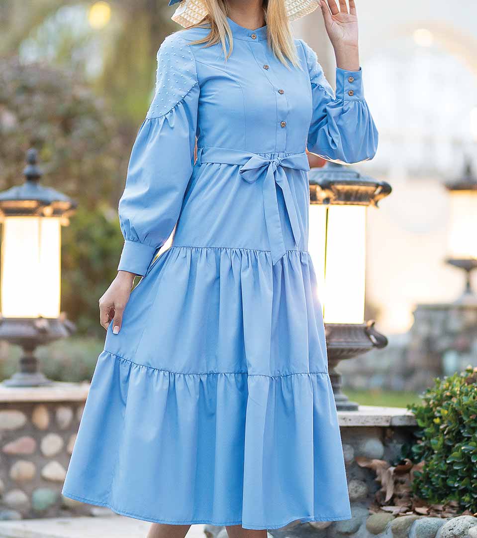 پیراهن مانتویی 72101smart stylish