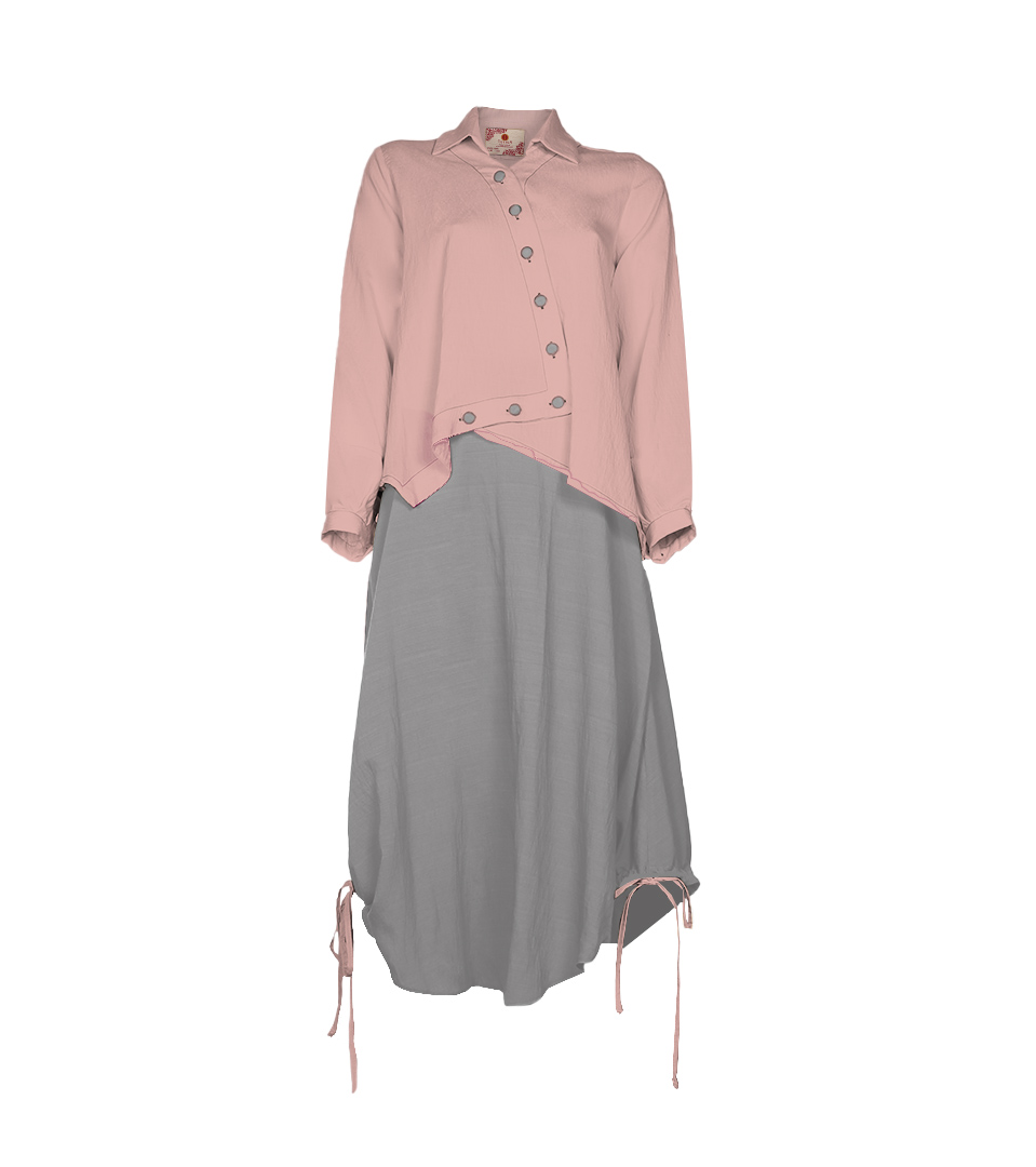 مانتو تونیکی دامن  72105