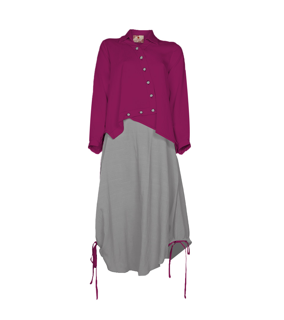 مانتو تونیکی دامن  72105