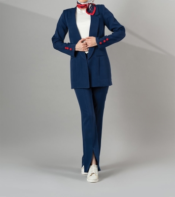 مانتو کتی تاپ شلوار روسری 72127