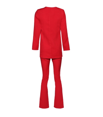 مانتو کتی تاپ شلوار روسری 72127