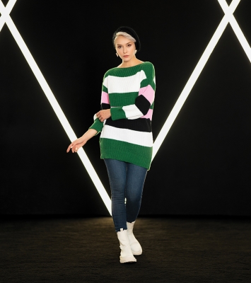 تونیک یقه اسکی بافت 00969