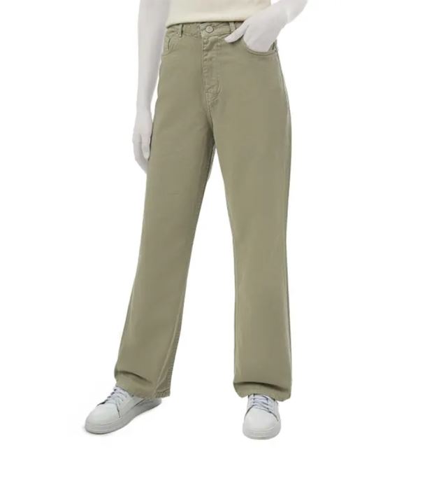 شلوار کتان نیم بگ قد 105 الا