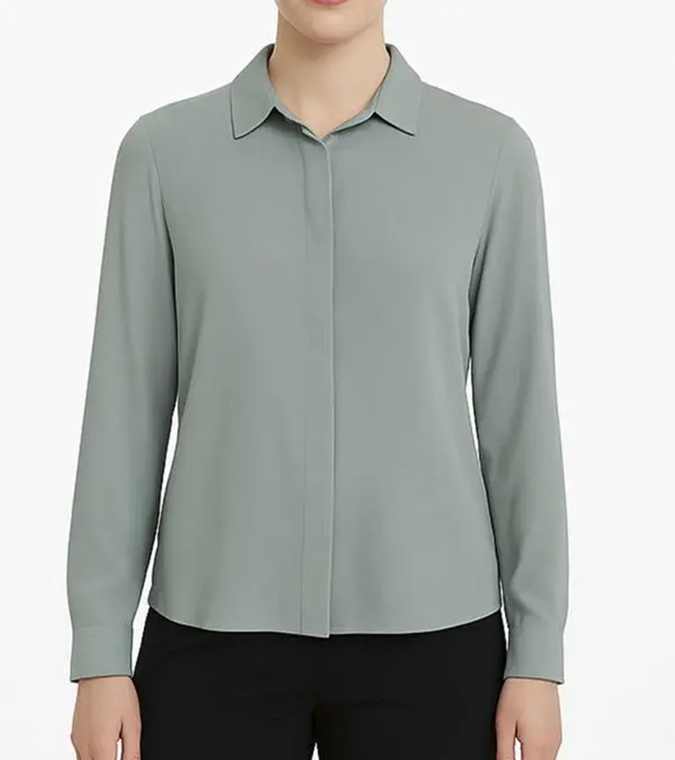 شومیز یقه شکاری