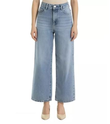 شلوار جین نیم بگ 