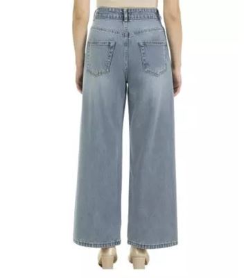 شلوار جین نیم بگ 