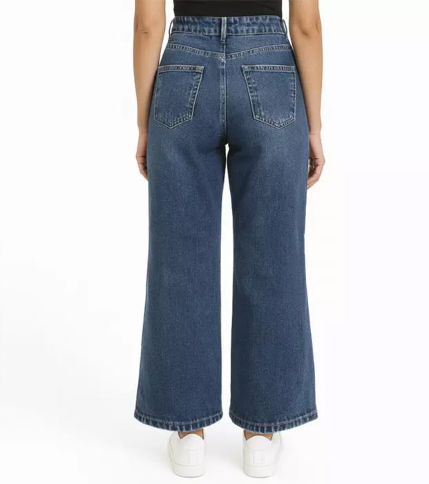 شلوار جین نیم بگ 