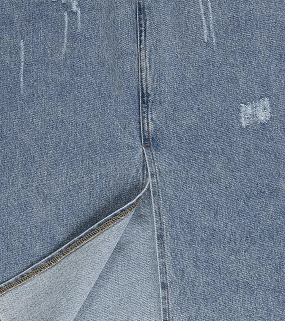 دامن جین پشت کش